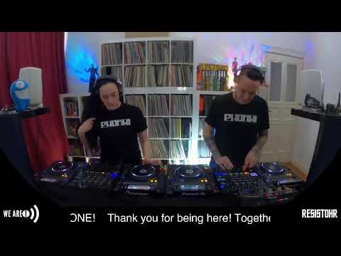 We Are One - Online Party!! - From TECHNO to HARD! - From Resistohr To PETDuo