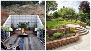 Beautiful landscaping on a plot with a slope! 80 ideas for inspiration!