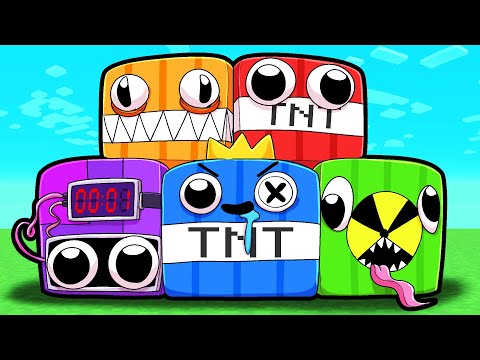 Insane Rainbow TNT Friends "Minecraft"