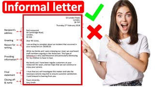 How to write an informal letter📝 All you need t