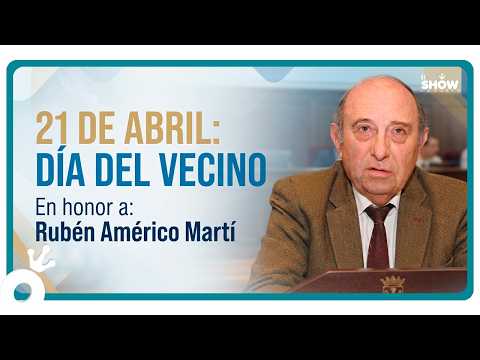 El día del vecino ya tiene fecha oficial en homenaje a Rubén Américo Martí