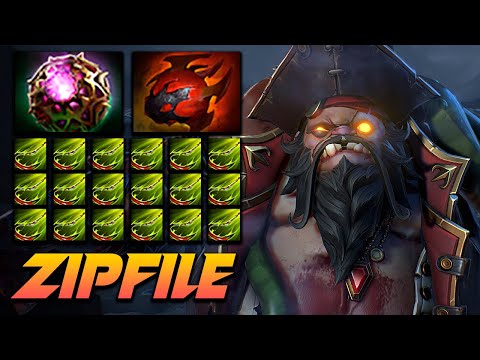 Zip File Pudge - Dota 2 Pro Gameplay [Watch & Learn]