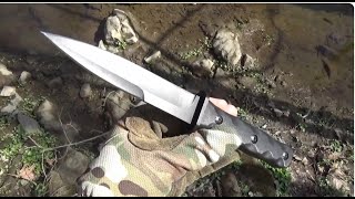 A Generic Fighting Dagger (Currently $20) Reminiscent of WWII Fighting Knife, Sharp Blade Brand