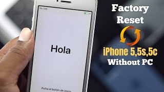 How to Hard Reset iPhone 5s, 5c and 5 [without Computer]