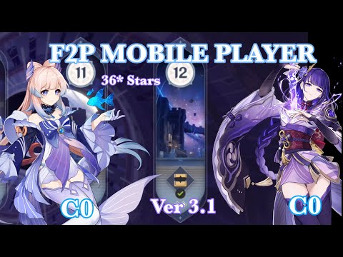 3.1 Spiral Abyss Floor 12 w/ DPS Kokomi & Ei  | Genshin Impact F2P Mobile Player