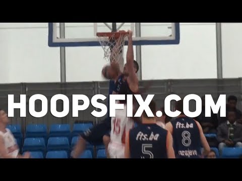 Doko Salic Attacks the Rim at the NIJT London! OKK Spars vs England