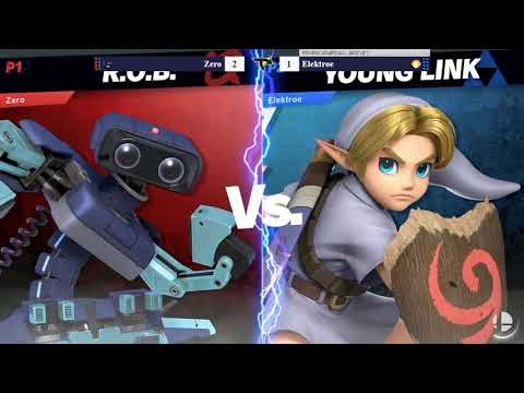 Tap Jump 8 SSBU Winners Semis - Elektroe (Young Link) vs Zero (ROB)