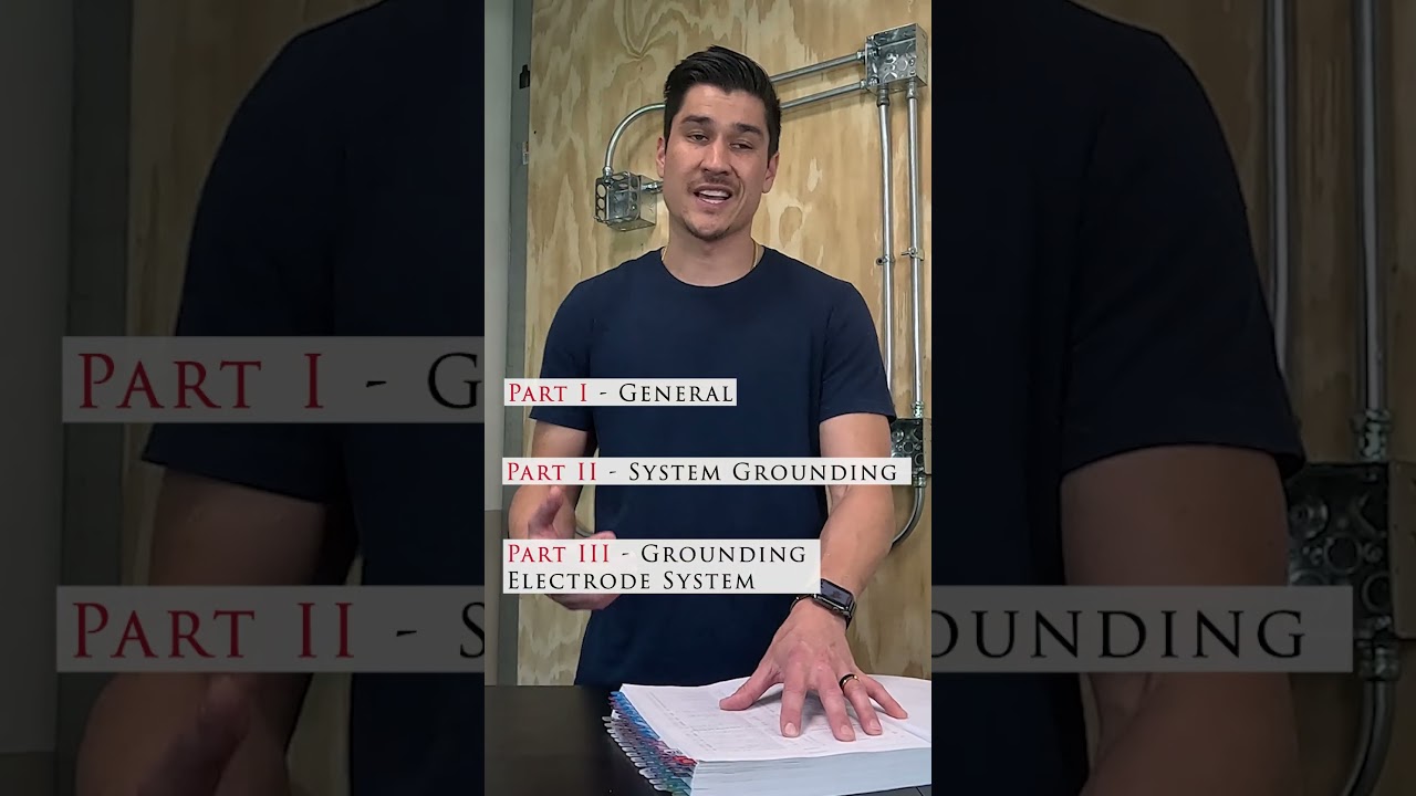 The Code Minute S1E2 - Grounding and Bonding #Electrician #NEC #ElectricalTraining #CodeMinute