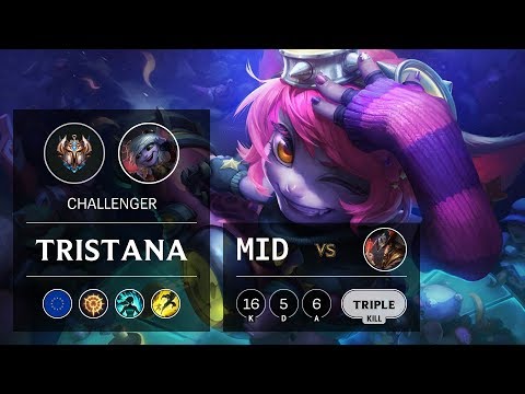 Tristana Mid vs Twisted Fate - EUW Challenger Patch 9.16