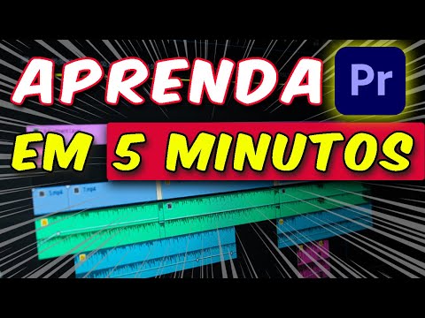 APRENDA COMO EDITAR no adobe PREMIERE em 5 MINUTOS - Tutorial Iniciante
