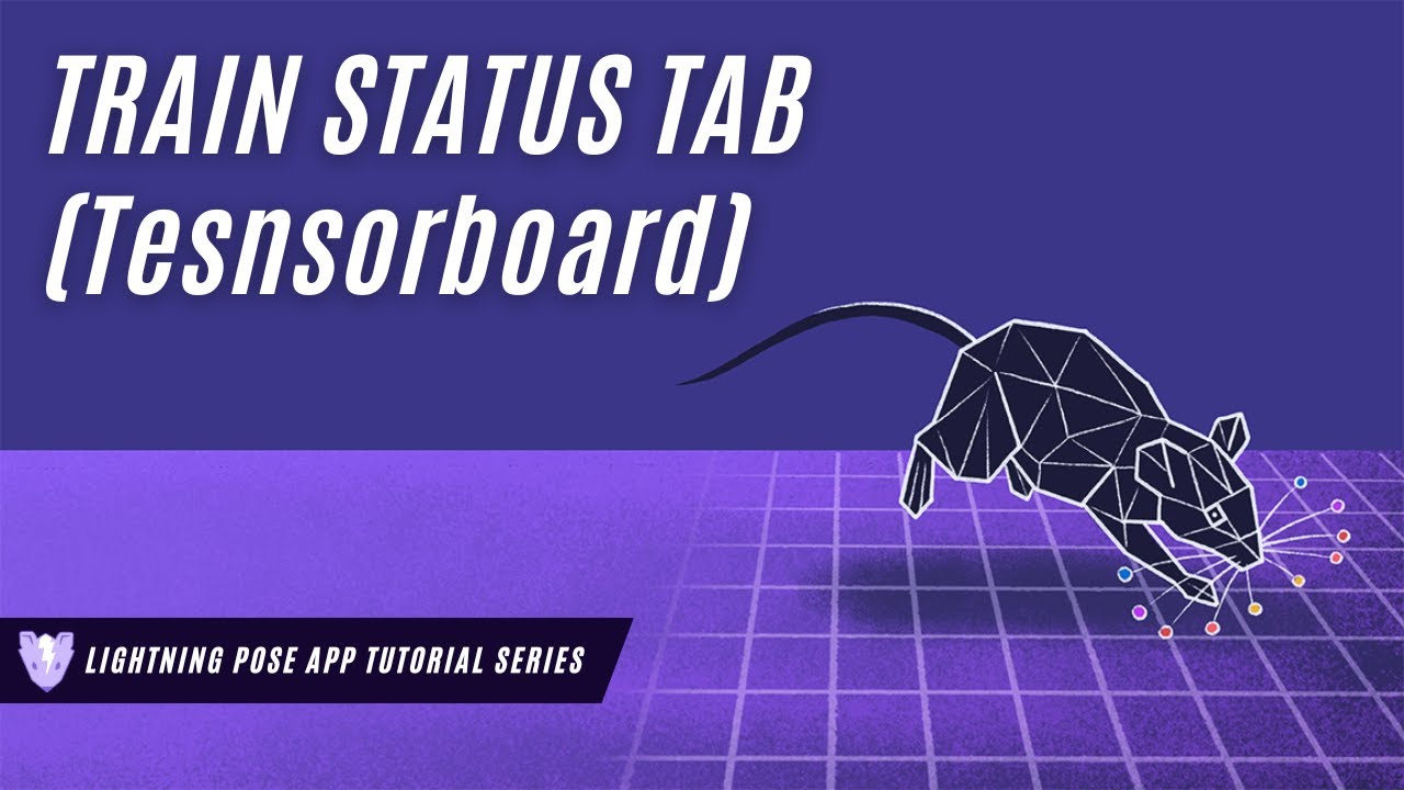 Lightning Pose App - Train Status Tab (Tensorboard)