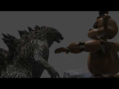 Godzilla vs. Freddy Fazbear 3D Animation