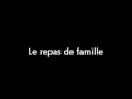 Le repas de famille 