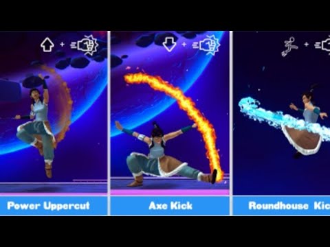 Explaining Korra‘s Elemental Attacks| Nickelodeon All-Star Brawl