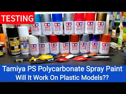 Testing Tamiya PS Polycarbonate Spray Paint - Will It Work On Plastic Models?