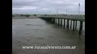 preview picture of video 'Rutas al viento - muelle de pescadores en Mar de Ajó'