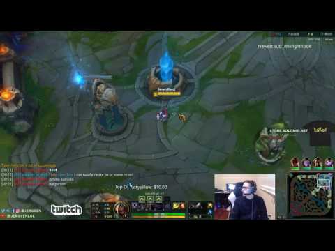 Bjergsen Zed vs Orianna Mid  2017   Patch 7.3 Season 7