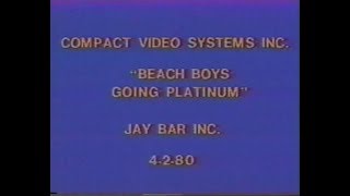 Beach Boys Goin&#39; Platinum (1980 Keepin&#39; The Summer Alive Documentary)