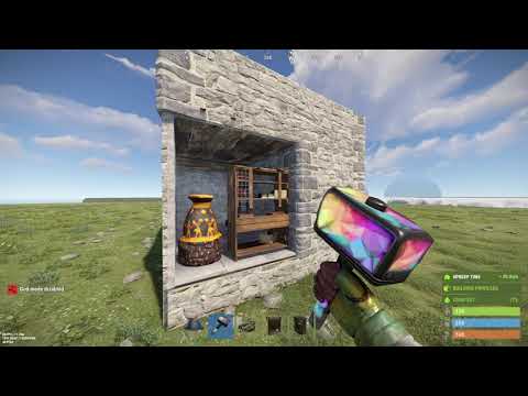 Easy Rust trap base (0 electricity or shotgun traps)