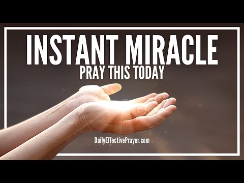 Prayer For Instant Miracle | Powerful Prayer for a Miracle Today
