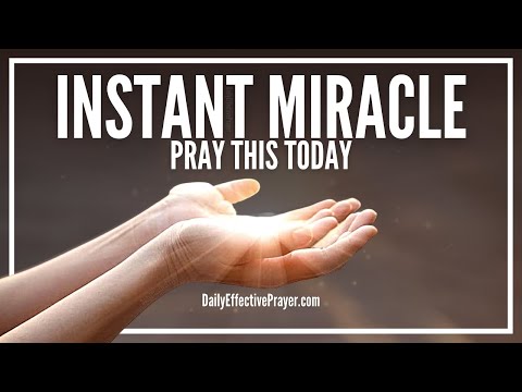 Prayer For Instant Miracle | Powerful Prayer for a Miracle Today Video