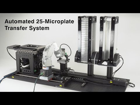 Affordable Custom Automated 25-Microplate Transfer System