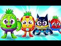 Superhero Rescue Team Kids Turn Into Superheroes Superhero Song YUM YUM Funny Kids Songs