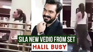 Sila Turkoglu New Vedio from Set !Halil Ibrahim Ceyhan Busy