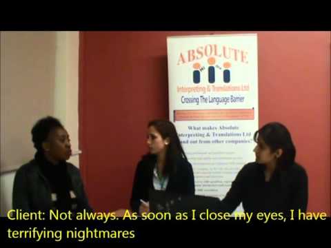 Interpreting Role Play of an Unprofessional Interpreter and an Untrained Doctor