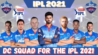 IPL 2021 DC Final Squad | Delhi Capitals Final Players List IPL 2021