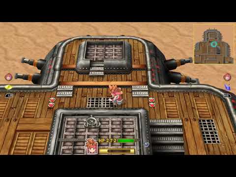 Secret of Mana - 51 Sandship - Captured by Morie & Meria, Geshtar attacks