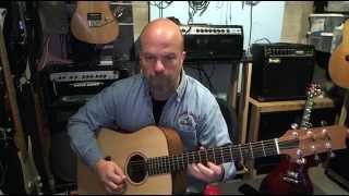 Video thumbnail for Tacoma DM-9 with LR Baggs Miratone Preamp by gtiglx