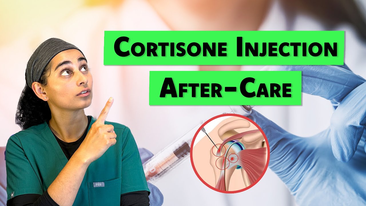 What to do AFTER your Cortisone Injection | Do's and Dont's!
