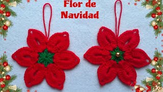 Come realizzare fiori di Natale a maglia in modo rapido e semplice/Come realizzare fiori di Natal...