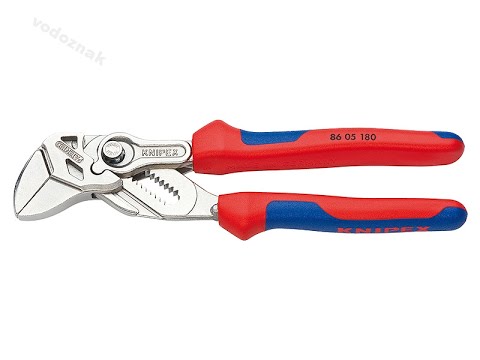 Replės-veržliaraktis KNIPEX 8605 180mm video