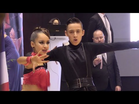 Sacha Manin - Aimy Manin, FRA - WDSF Junior II Latin Lyon French Open 2020 | Samba