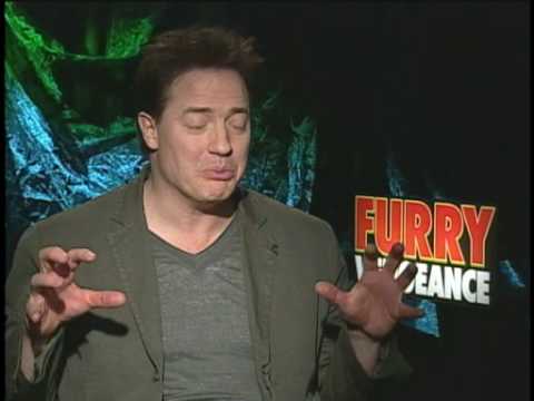 Brendan Fraser Funny Interview for "Furry Vengeance"