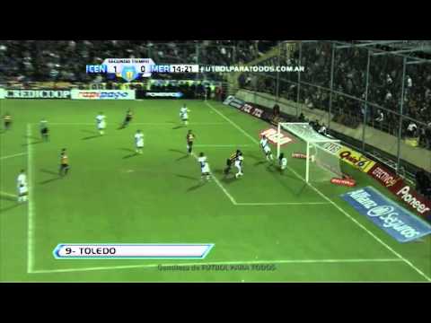 Gol de Toledo. Central 1 Deportivo Merlo 0. Fecha 38. B Nacional. FPT
