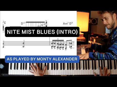 Nite Mist Blues - Intro (Monty Alexander transcription)