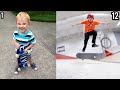 0 TO 12 YEARS OLD SKATEBOARDING JOURNEY Ryden Schrock