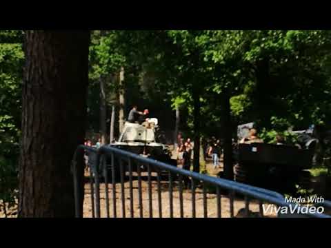 Driving King Tiger at Militracks 2018