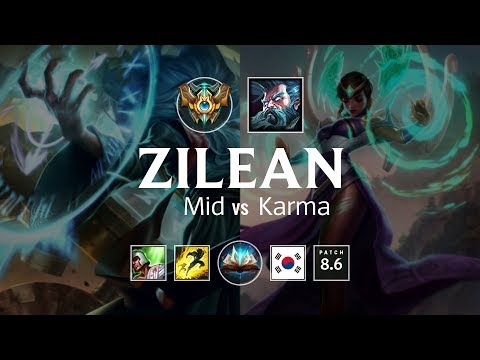 Zilean Mid vs Karma - KR Challenger Patch 8.6
