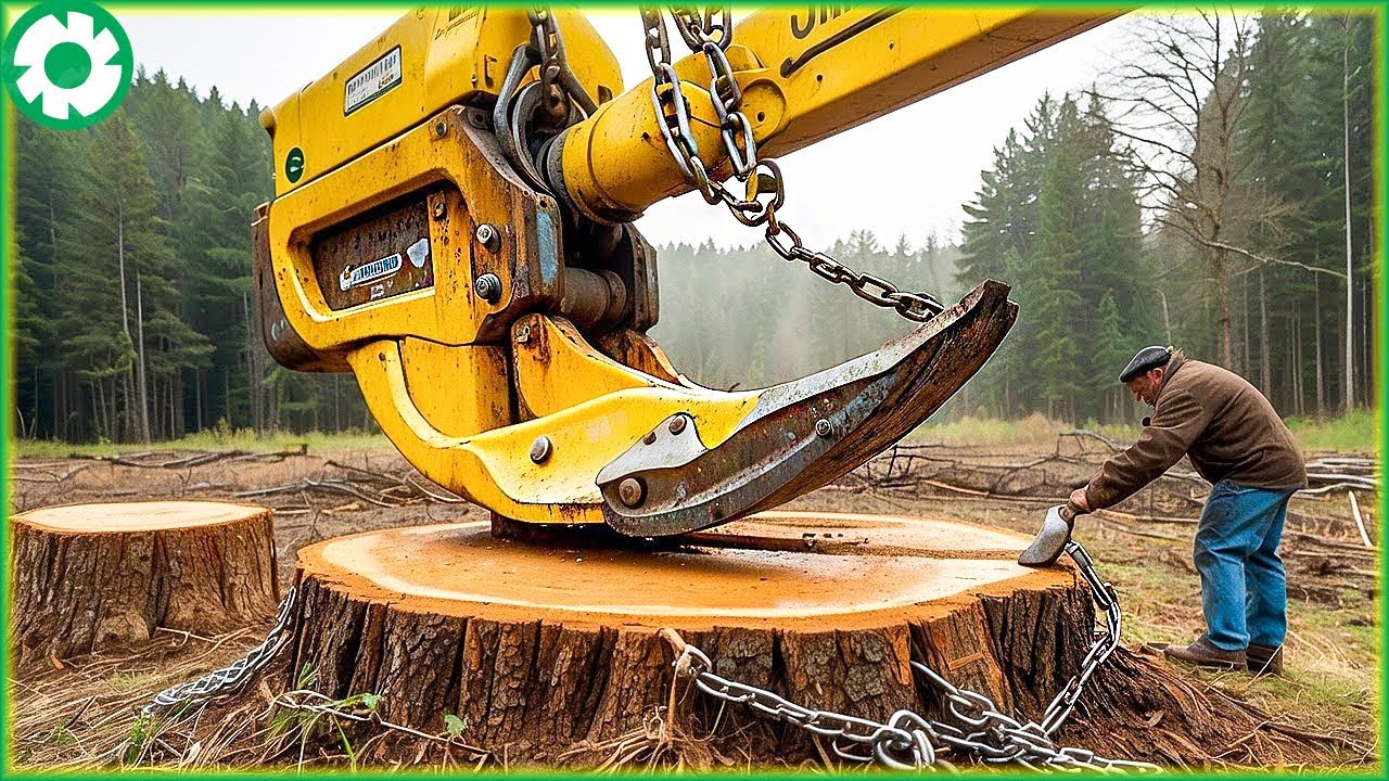 Most Extreme Dangerous Fastest Big Chainsaw Cutting Tree Machines | Agriculture Technology