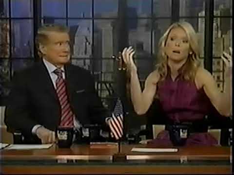 Regis and Kelly - host chat-  Kelly stuck in elevator