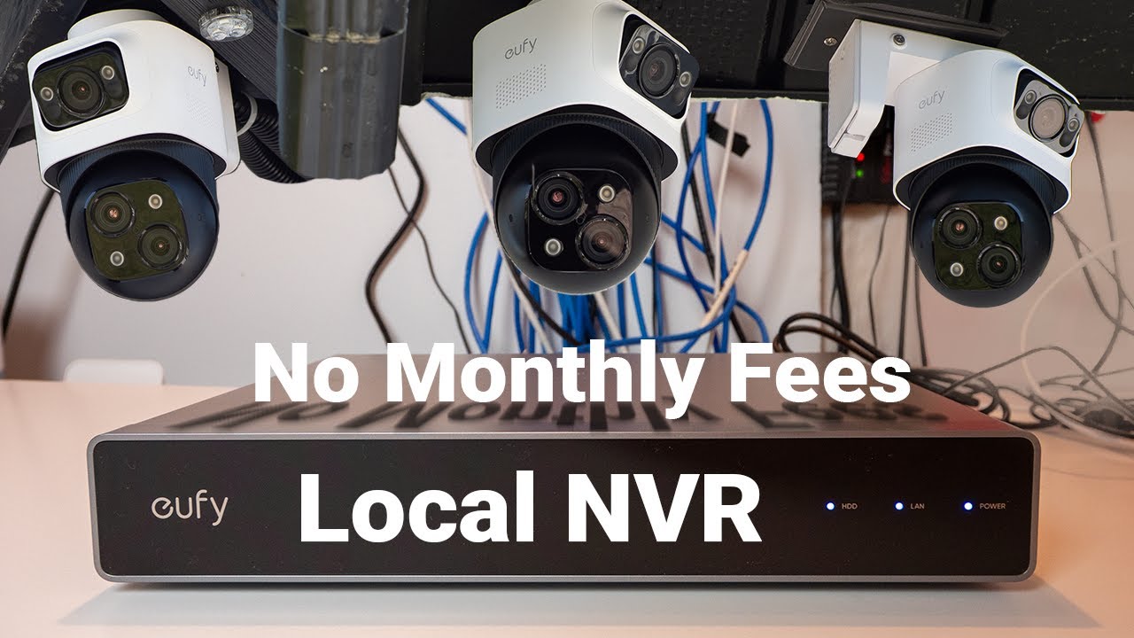 Record EVERYTHING Without Monthly Fees, eufy PoE NVR Security System & Bullet PTZ Cameras
