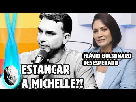 IGOR3K TENTA PRESSIONAR FLÁVIO BOLSONARO NO FLOW, QUE FALA EM “ESTANCAR” MICHELLE | PLANTÃO