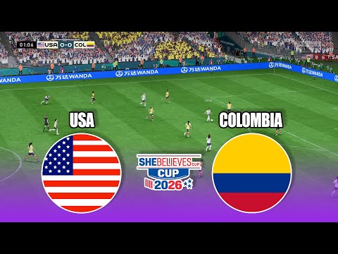🔴USA Women's vs Colombia Women's | Women's Football Match #fifa23