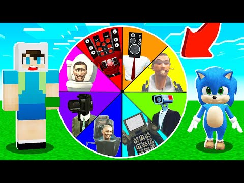 HANGİ SKİBİDİ TUVALET ÇARKINI ÇEVİRMELİYİM - 😱 Minecraft Enes Arslan