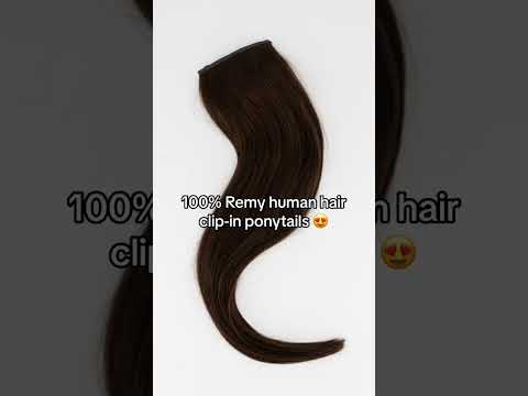 Clip-in ponytail extensions ✨ A variety of colours,...