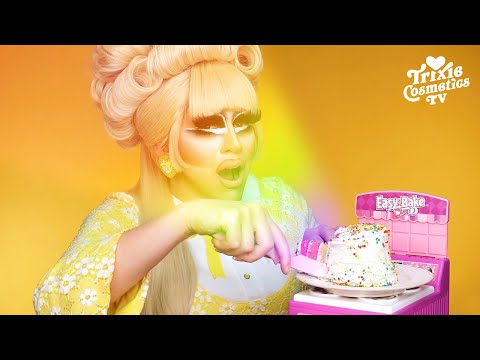 Baking a 6-Layered Rainbow Cake in An Easy-Bake Oven